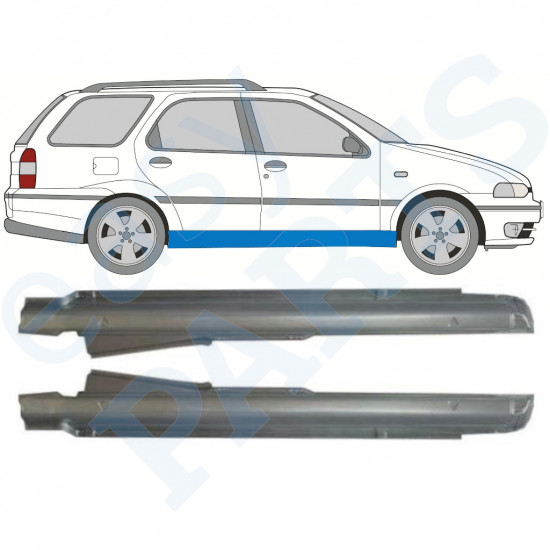 Prag za Fiat Palio Weekend 1997-2001 / Levo+Desno / Komplet 9940