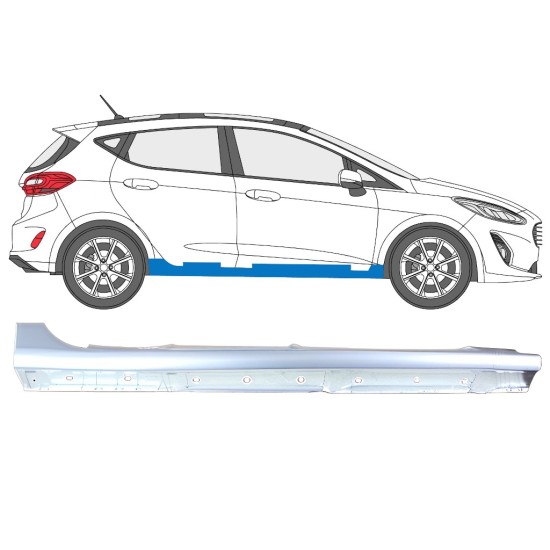 Prag za Ford Fiesta 2017-2023 / Desna 16265