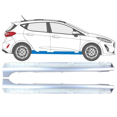 Prag za Ford Fiesta 2017-2023 / Levo+Desno / Komplet 16268