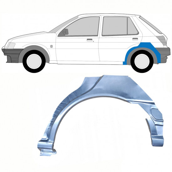 Bok delni za Ford Fiesta 1989-1995 / Leva 8748