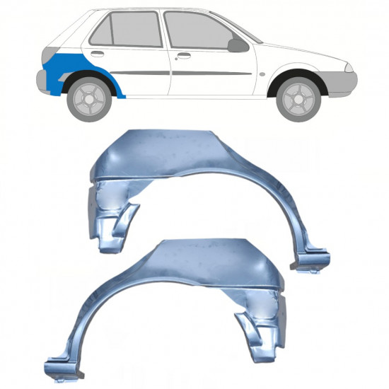 Bok delni za Ford Fiesta 1995-1999 / Levo+Desno / Komplet 11023