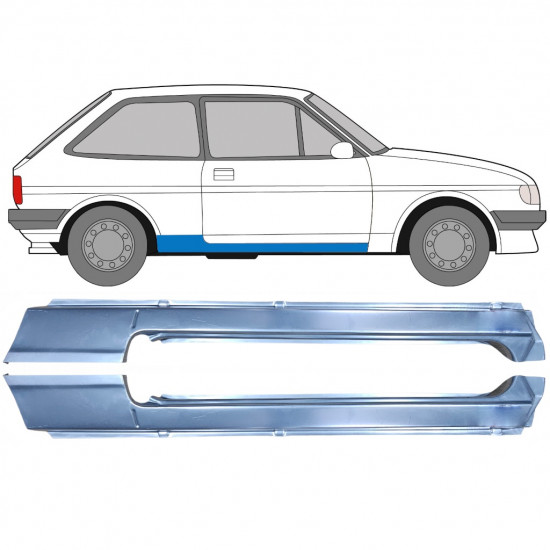 Prag za Ford Fiesta 1983-1989 / Levo+Desno 9719