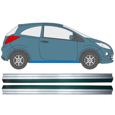 Popravni panel spodnjega praga za Ford Ka 2008-2016 / Levo+Desno / Levo = Desno (simetrično) / Komplet 12945