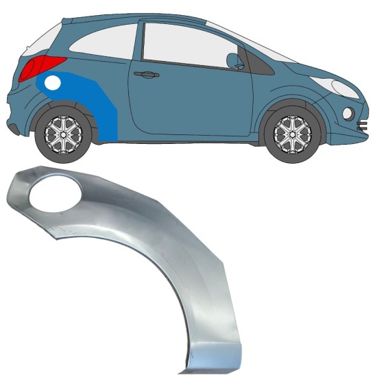 Bok delni za Ford Ka 2008-2016 / Desna 15063