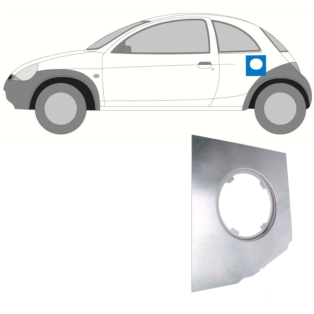 Popravni Panel Odprtine Za Gorivo Za Ford Ka 1996-2008 / Leva 7252