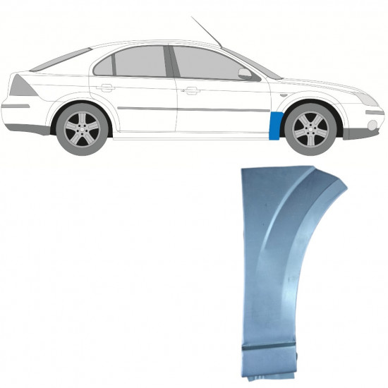 Popravni panel prednjega blatnika za Ford Mondeo 2000-2007 / Desna 7656