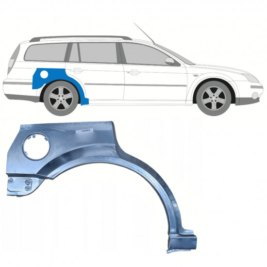 Bok delni za Ford Mondeo 2000-2007 / Desna / COMBI 8044