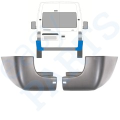 Vogal zadnjega odbijača za Ford Transit 2006-2013 / Levo+Desno / Komplet 9729