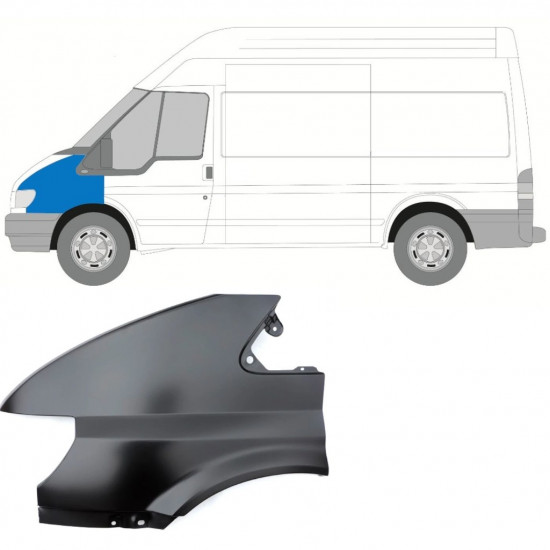 Sprednji blatnik za Ford Transit 2000-2006 / Leva 8624