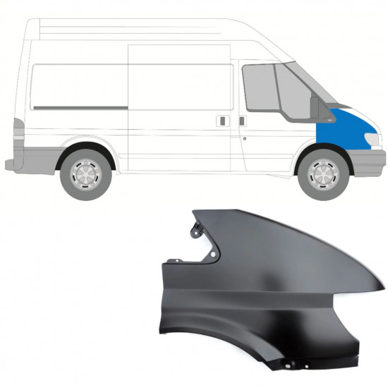 Sprednji blatnik za Ford Transit 2000-2006 / Desna 7438