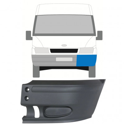 Vogal sprednjega odbijača za Ford Transit 2000-2006 / Leva 8259