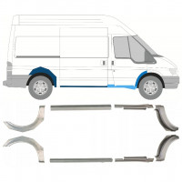 Reparaturni del praga in zadnjega blatnika za Ford Transit 2000-2013 / MWB / Komplet 9693