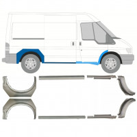 Reparaturni del praga in zadnjega blatnika za Ford Transit 2000-2013 / SWB / Komplet 9694