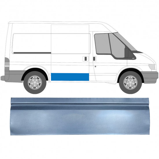 Zunanji popravni panel drsnih vrat za Ford Transit 2000-2013 / SWB / Desna 7168