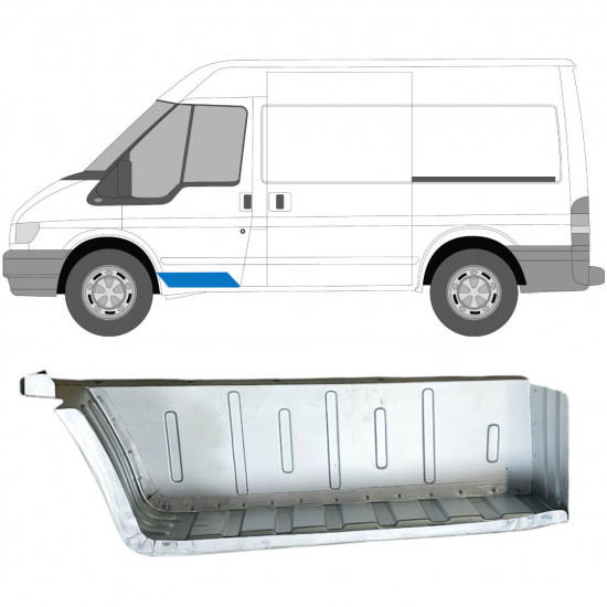 Notranji popravni panel sprednje stopnice za Ford Transit 2000-2013 / Leva 7152