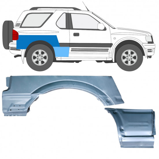 Bok delni za Opel Frontera B 1999-2002 / Desna / Komplet 12837