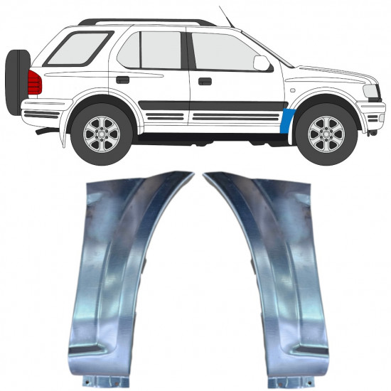 Popravni panel prednjega blatnika za Opel Frontera B 1999-2002 / Levo+Desno / Komplet 10946