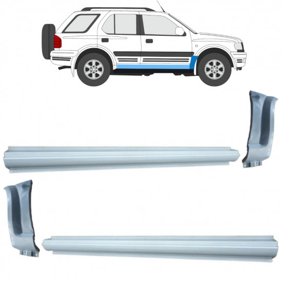 Popravni panel praga in sprednjega blatnika za Opel Frontera B 1999-2002 11160