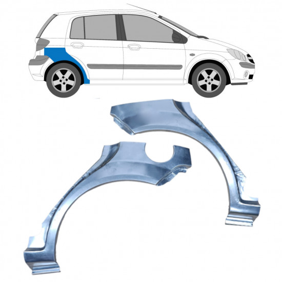 Bok delni za Hyundai Getz 2002-2010 / Levo+Desno / Komplet 10531