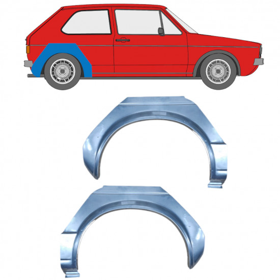 Bok delni za VW Golf 1 1974- / Levo+Desno / Komplet 9454