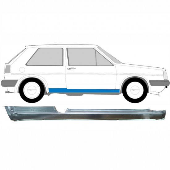 Prag za VW Golf 2 1982- / Desna 7097