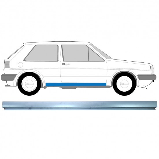 Prag za VW Golf 2 1982-1992 / Levo = Desno (simetrično) 11285