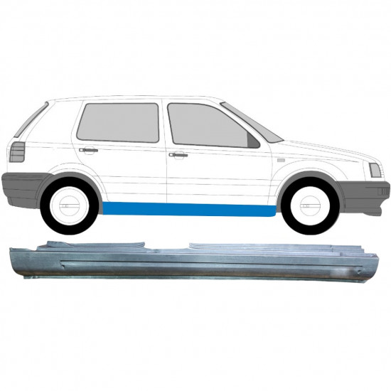 Prag za VW Golf 3 1991- / Desna 7089