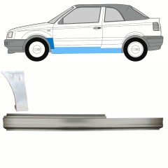Popravni panel praga in sprednjega blatnika za Volkswagen Golf 3 1991-1998 / Leva / CABRIO / Komplet 10201