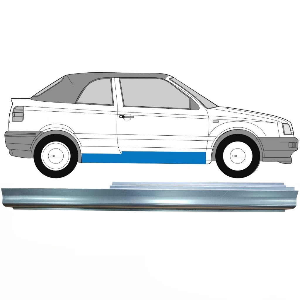 Prag Za Volkswagen Golf 3 1991-1998 / Desna / Cabrio 8751