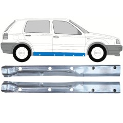 Notranji popravni panel praga za Volkswagen Golf 3 1991-1998 / Levo+Desno / Komplet 12509