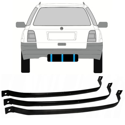 Trakovi za pritrditev rezervoarja goriva za Volkswagen Golf 3 1991-1998 / COMBI 9366
