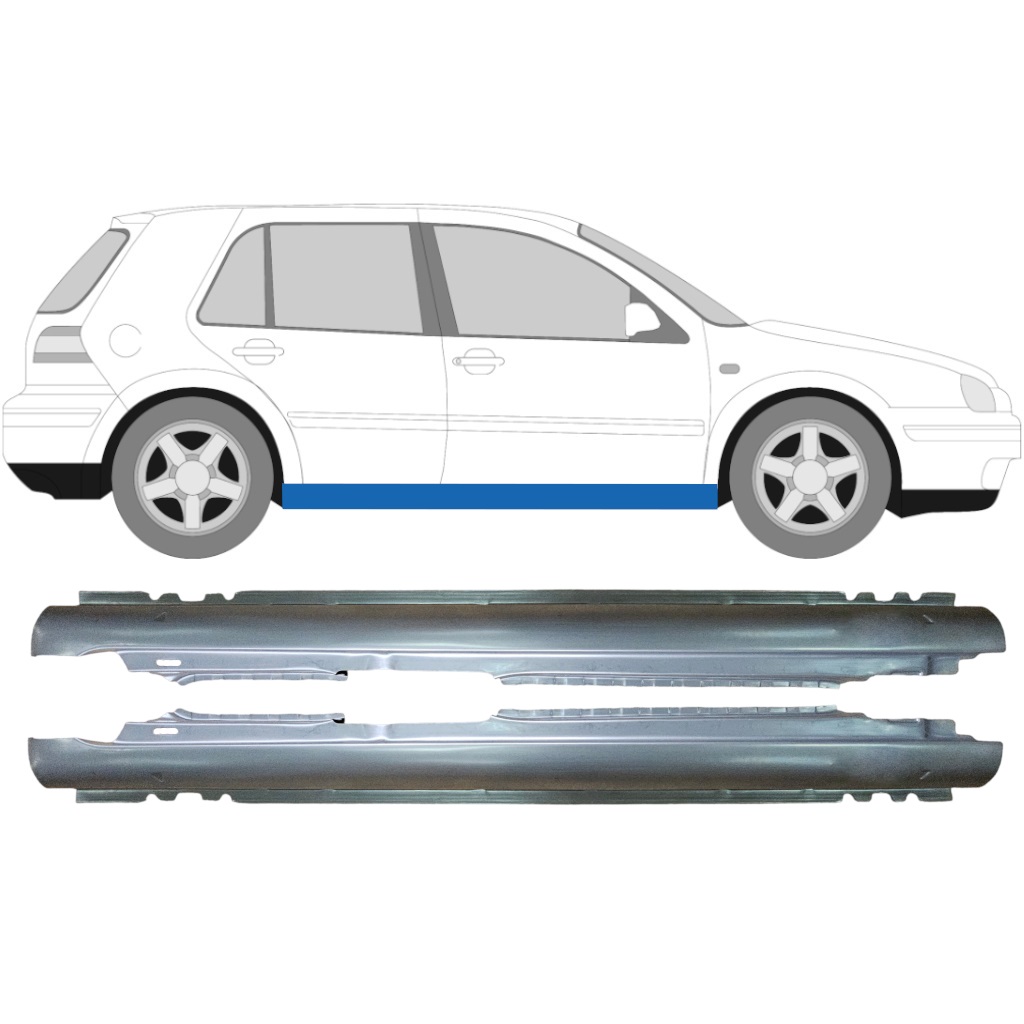 Prag Za Volkswagen Golf 4 1997-2006 / Levo+Desno / Komplet 9243
