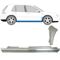 Popravni panel celotnega praga in sprednjega blatnika za Volkswagen Golf 4 1997-2006 / Desna / Komplet 8727