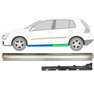 Popravni panel notranjega in zunanjega praga za Volkswagen Golf 5 2003-2009 / Leva / Komplet 11709