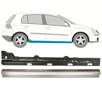 Popravni panel notranjega in zunanjega praga za VW Golf 5 2003-2009 / Desna / Komplet 11708