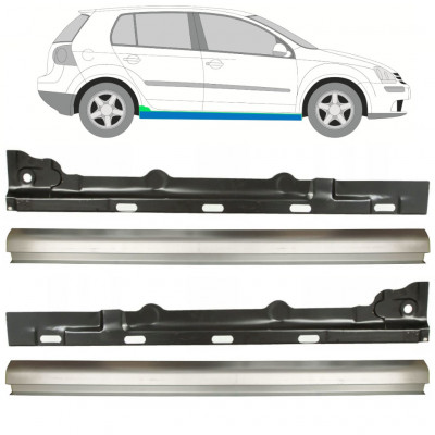 Popravni panel notranjega in zunanjega praga za VW Golf 5 2003-2009 / Komplet 11710