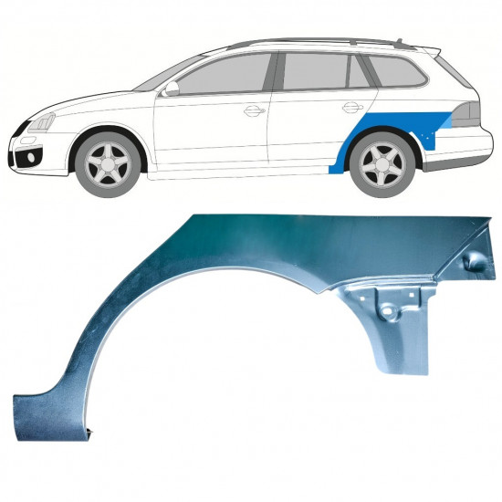 Bok delni za Volkswagen Golf 5 Variant 2007-2010 / Leva 12906