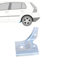Popravni panel praga pod vrati za Volkswagen Golf 5 2003-2009 / Leva 16113