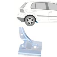 Popravni panel praga pod vrati za Volkswagen Golf 5 2003-2009 / Desna 16112