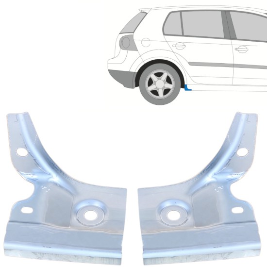 Popravni panel praga pod vrati za Volkswagen Golf 5 2003-2009 / Levo+Desno / Komplet 16114