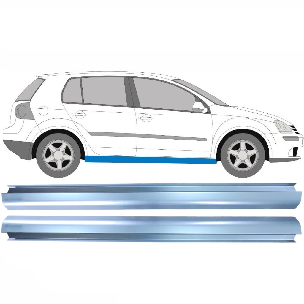 Prag Za Volkswagen Golf 5 2003-2009 / Levo = Desno (Simetrično) / Komplet 11269