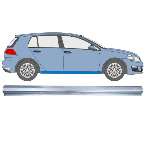 Prag za VW Golf 7 2012- / Desna 12452