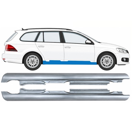 Prag za Volkswagen Golf 6 2008-2013 / Levo+Desno / COMBI 17049