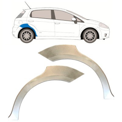 Bok delni za Fiat Grande Punto Evo 2005- / Levo+Desno / Komplet 14761