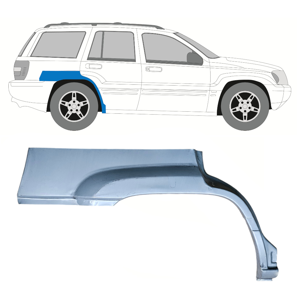 Bok Delni Za Jeep Grand Cherokee 1998-2005 / Desna 7667