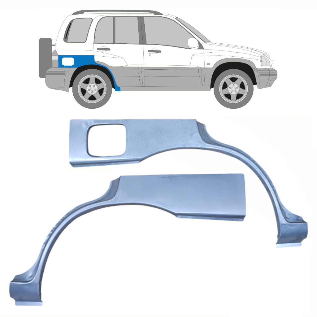 Bok Delni Za Suzuki Grand Vitara 1997-2005 / Levo+Desno / Komplet 10135