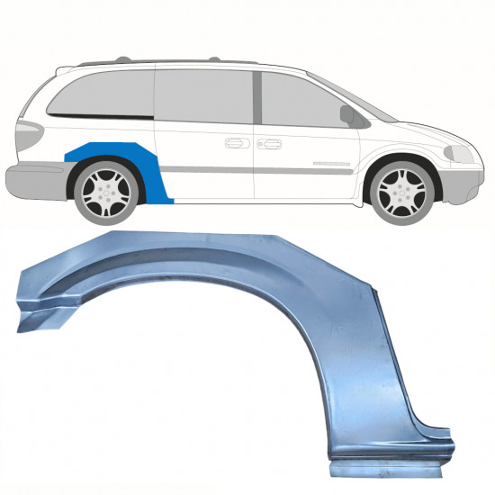 Bok delni za Chrysler Grand Voyager 2000-2008 / Desna 8611