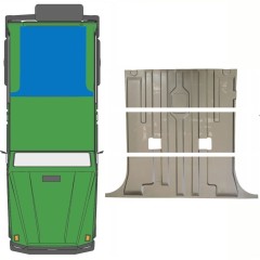 Popravni panel zadnjega dna za Mercedes G-Class W460 W461 W463 1979-2017 / Komplet 10097