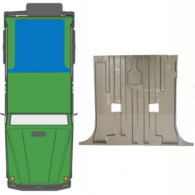 Popravni panel zadnjega dna za Mercedes G-Class 1979- / Komplet 10097