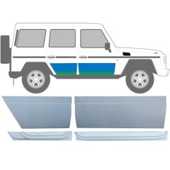 Notranji in zunanji popravni panel sprednjih in zadnjih vrat za Mercedes G-Class W460 W461 W463 1979-2017 / Desna / Komplet 9469